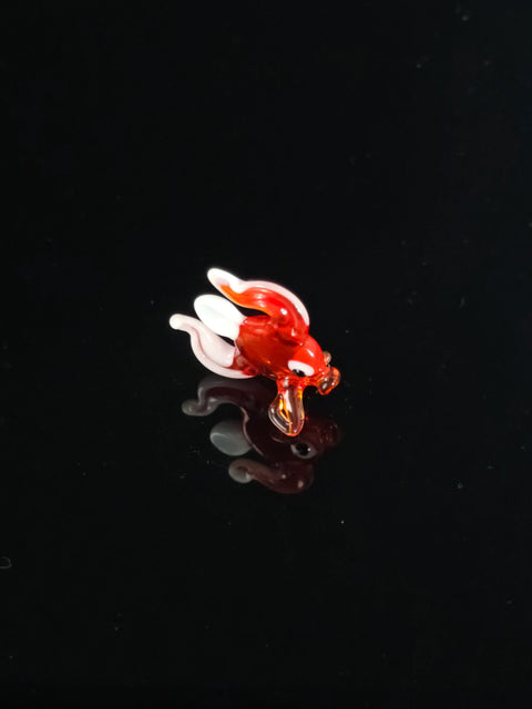 Red Glass Fish Figurine, Handmade Murano Quality Design - Small