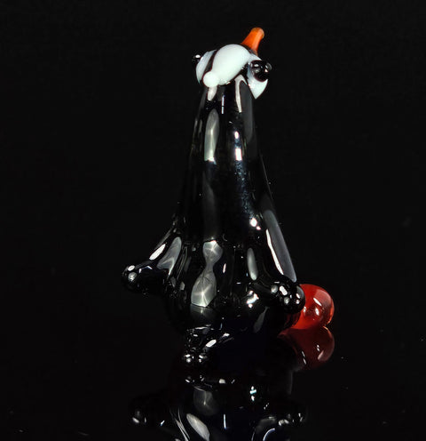 Glass Penguin Figurine, Handmade Murano Quality Design - Small