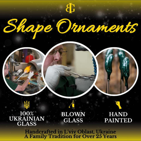 a poster with three different types of glass