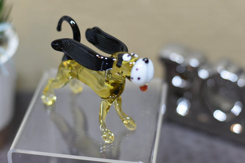 Dachshund Glass Animal Figurine