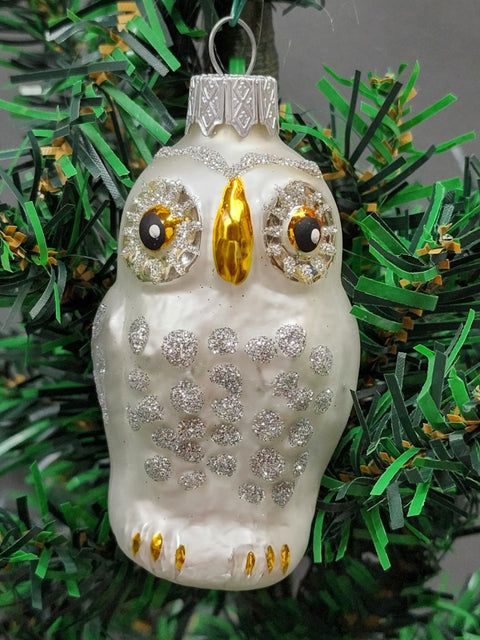 Owl Glass Shape Ornament