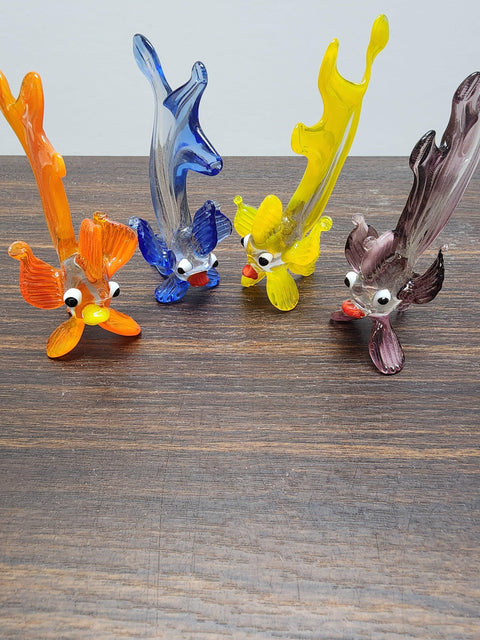 Fish Glass Animal Figurine