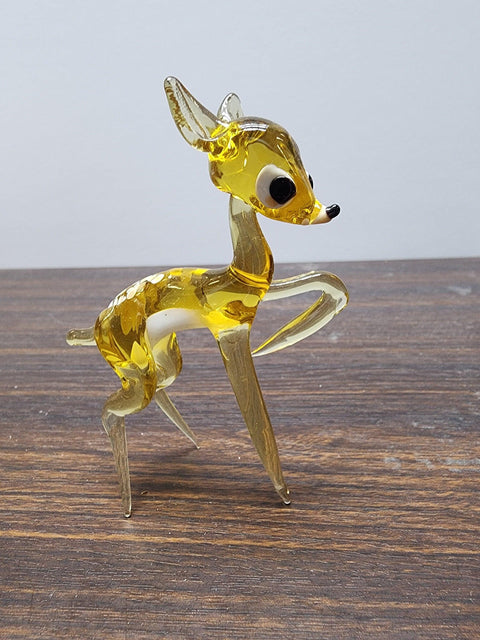 Deer Glass Animal Figurine