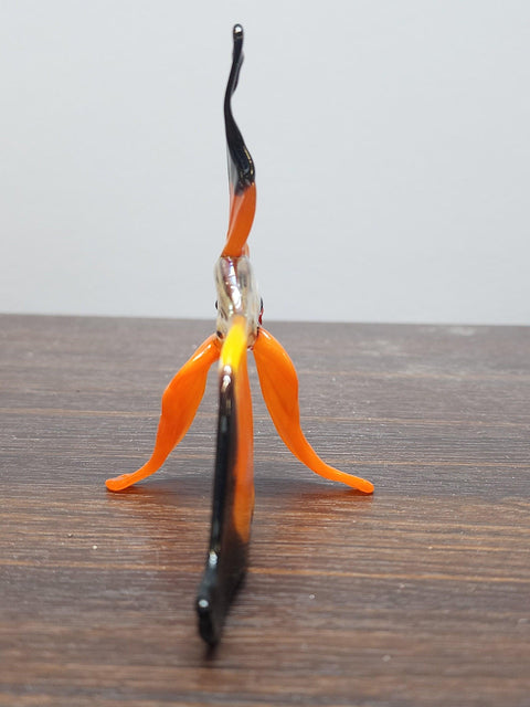 Naturally Colored Glass Figurine - Handcrafted - Fish Design