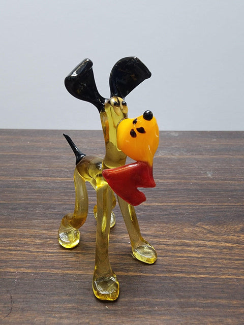 Dog Glass Animal Figurine