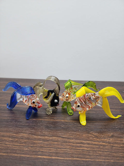 Fish Glass Animal Figurine